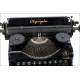 Antique Olympia Filia B Typewriter. Germany, 1937