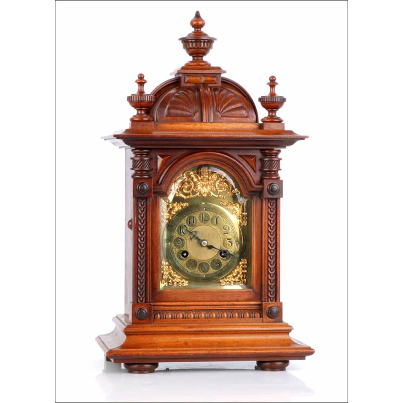 Antique Junghans Clock. Hours and Half Hours chiming. Germany 1900