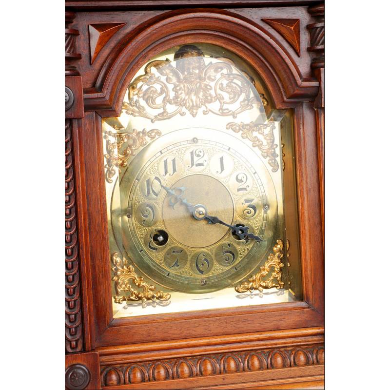 Antique Junghans Clock. Hours and Half Hours chiming. Germany 1900