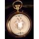 Antique Pocket Watch in 18K Gold by Paul Jeannot. Favory. Geneva, Switzerland, 1900