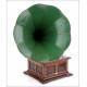 Antique horn gramophone New Phono Mod. 12. Spain, 1920.