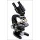 Carl Zeiss Mono-Binocular Microscope. Germany. Spanish Market. 1960's