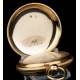 Antique English Pocket Watch. Gold 18 K. French, Royal Exchange, London, 1859.