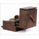 Antique British Portable Gramophone. England, Circa 1925