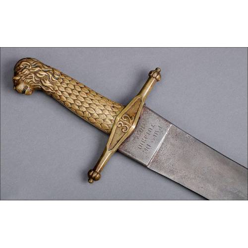 Spanish Infantry Gastador Machete Model 1843. Spain.