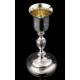 Antique Chalice. Solid Silver. Napoleonic Period. Paris, France, 1800