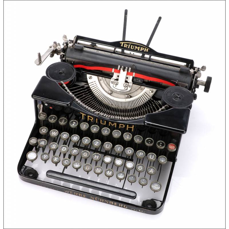 Antique Triumph Typewriter. Germany, Circa 1930