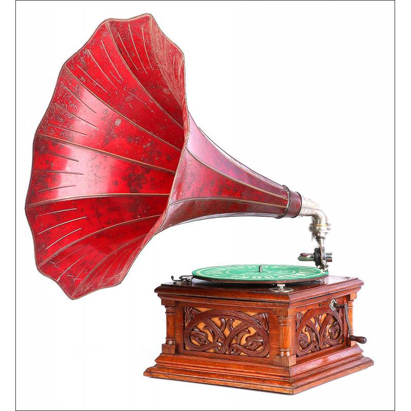 Rare Spanish Gramophone His Master's Voice Spanish Model Monarch 13 B. Barcelona, Spain, 1908