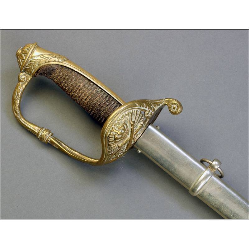 Espada de Oficial de Artillería Española. Antigua. Modelo 1862. España