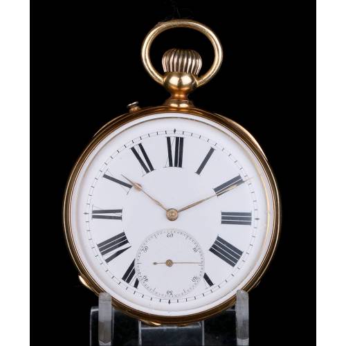 Antiguo Reloj de Bolsillo de Oro de 18K. Posible Patek Philippe. Suiza circa 1900