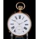 Antique 18K Gold Pocket Watch. Possible Patek Philippe. Switzerland circa 1900