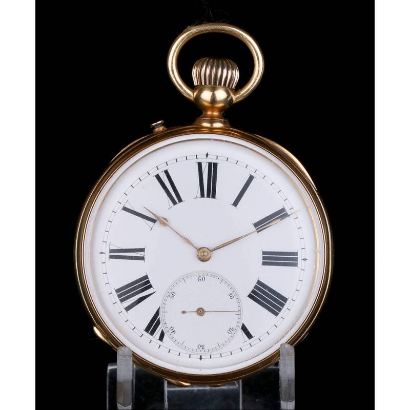 Antiguo Reloj de Bolsillo de Oro de 18K. Posible Patek Philippe. Suiza circa 1900