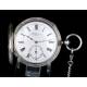 Antique Gentleman's Pocket Watch in Solid Silver. The Ludgate. England 1886