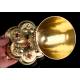 Antique Chalice and Paten. Silver and Gilded Brass. France, Circa 1900