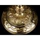 Antique Solid Silver Gilded Ciborium. France, Circa 1860