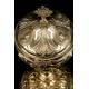 Antique Solid Silver Gilded Ciborium. France, Circa 1860