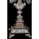 Superb antique solid silver monstrance. France, Circa 1880