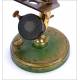 Antique Student Microscope. With Case. Circa 1880