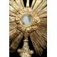 Antique Silver Gilt Monstrance. Good condition. France, Circa 1850