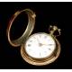 Antique Two Box verge fusee watch by Hayward. Dated 1775.