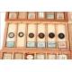 Collection of 60 Antique Microscope Preparations. 1880-1930