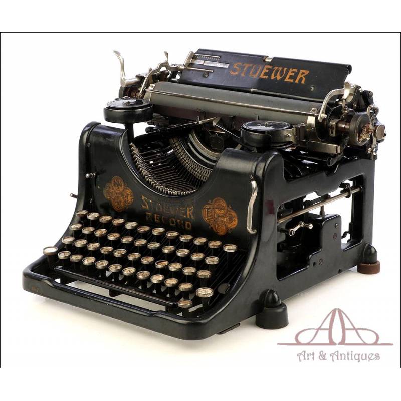 Antique Stoewer Typewriter. Germany, Circa 1910