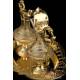 Antique Gold-Plated Solid-Silver Liturgical Cruet Set. France, 19th Century