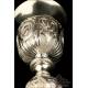 Antique Solid-Silver Chalice. Paris, France, 1818-1838