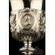 Antique Solid-Silver Chalice. Paris, France, 1818-1838