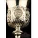 Antique Solid-Silver Chalice. Paris, France, 1818-1838