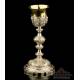 Antique Solid-Silver Chalice and Paten. France, 19th Century