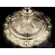 Antique Solid-Silver Chalice and Paten. France, 19th Century