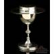 Antique Solid-Silver Travel Chalice with Paten and Host Box. England, 1925