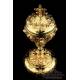 Antique Gold-Plated Solid-Silver Ciborium. France, 19th Century