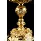 Antique Gold-Plated Solid-Silver Ciborium. France, 19th Century