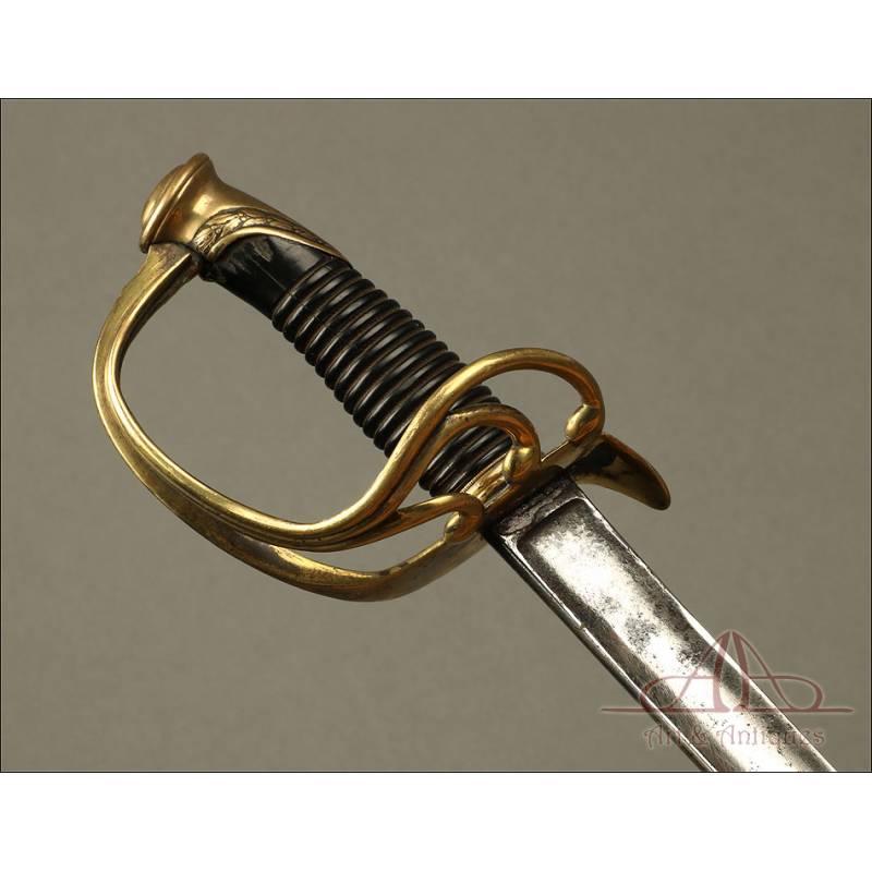 Antique Saber for Cavalry Officer Model 1882. France