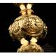 Awesome Antique Gilt Silver Chalice. France, 1820