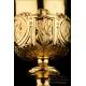 Awesome Antique Gilt Silver Chalice. France, 1820