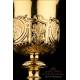 Awesome Antique Gilt Silver Chalice. France, 1820