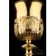 Awesome Antique Gilt Silver Chalice. France, 1820