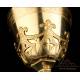 Antique Neo-Gothic Gilded Solid-Silver Chalice. Spain, Early 20th Century