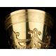 Antique Neo-Gothic Gilded Solid-Silver Chalice. Spain, Early 20th Century