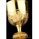 Antique Gilded Solid-Silver Chalice and Storing Case. France, Circa 1900