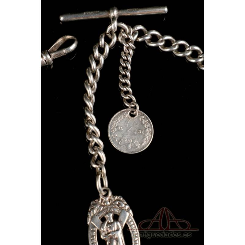 Sterling Silver Pocket Watch Chain