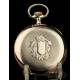 Beautiful Omega Solid-Silver Pocket Watch. Switzerland, Circa 1900