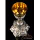 Extraordinary Antique Silver, Gold and Gold-Plated Silver Chalice. Diamond. Spain, 1900