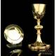 Antique Gold-Plated Silver Chalice. France, 19th Century