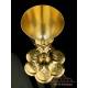 Antique Gold-Plated Silver Chalice. France, 19th Century