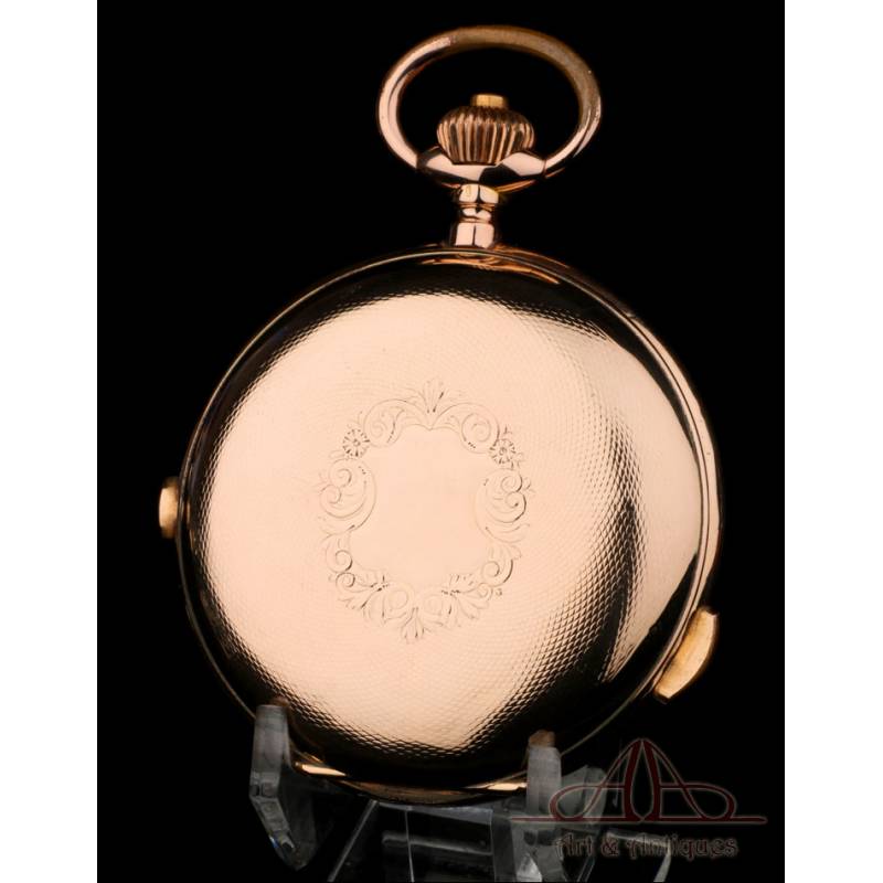 Pocket watch with hot sale hourly chime