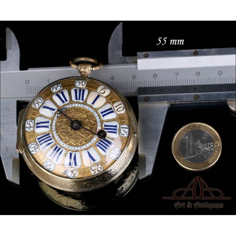 BBC - A History of the World - Object : Gold repousée pocket watch with  chime